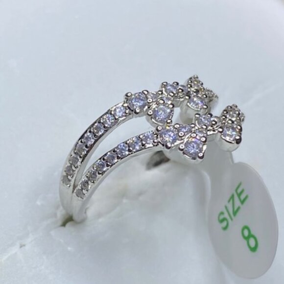 Diamond CZ Ring RBP7404 Beyond the Sparkle Size 8 - Picture 2 of 5